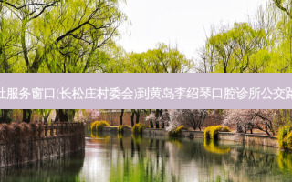 人社服务窗口(长松庄村委会)到黄岛李绍琴口腔诊所公交路线