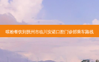 嗦粉餐饮到抚州市临川安诺口腔门诊部乘车路线