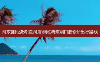 河东健民烧烤(星河店)到临猗陈刚口腔诊所出行路线