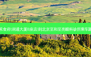 厨禾食府(润通大厦B座店)到北京至和至亮眼科诊所乘车路线