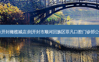 华莱士(开封橄榄城店)到开封市顺河回族区菲凡口腔门诊部公交路线