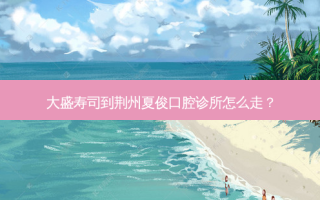大盛寿司到荆州夏俊口腔诊所怎么走？