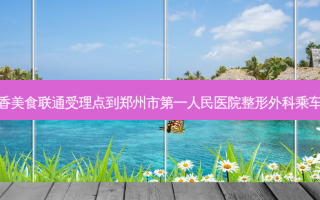久久香美食联通受理点到郑州市第一人民医院整形外科乘车路线
