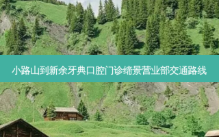 小路山到新余牙典口腔门诊缔景营业部交通路线