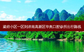 梁府小区一区到济南高新区华奥口腔诊所出行路线