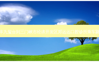 博丰九玺台到三门峡市经济开发区郑远远口腔诊所乘车路线