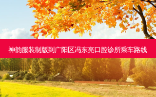 神韵服装制版到广阳区冯东亮口腔诊所乘车路线