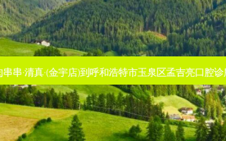 二当家牛肉串串·清真·(金宇店)到呼和浩特市玉泉区孟吉亮口腔诊所交通路线