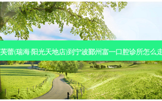 舒芙蕾(瑞海·阳光天地店)到宁波鄞州富一口腔诊所怎么走？