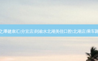 龙之潭健康汇(分宜店)到渝水北湖美佳口腔(北湖店)乘车路线