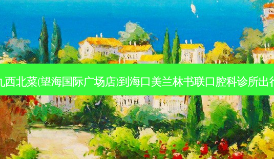 九毛九西北菜(望海国际广场店)到海口美兰林书联口腔科诊所出行路线-第1张图片-臻颜网 九毛九西北菜(望海国际广场店)到海口美兰林书联口腔科诊所出行路线-第1张图片-臻颜网