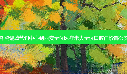 南飞鸿·鸿锦城营销中心到西安全优医疗未央全优口腔门诊部公交路线-第1张图片-臻颜网 南飞鸿·鸿锦城营销中心到西安全优医疗未央全优口腔门诊部公交路线-第1张图片-臻颜网