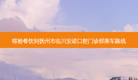 嗦粉餐饮到抚州市临川安诺口腔门诊部乘车路线-第1张图片-臻颜网 嗦粉餐饮到抚州市临川安诺口腔门诊部乘车路线-第1张图片-臻颜网