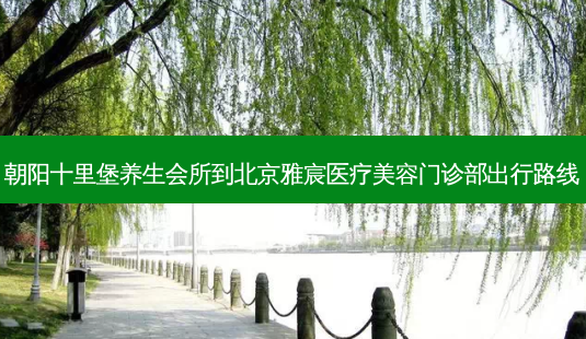 朝阳十里堡养生会所到北京雅宸医疗美容门诊部出行路线-第1张图片-臻颜网 朝阳十里堡养生会所到北京雅宸医疗美容门诊部出行路线-第1张图片-臻颜网
