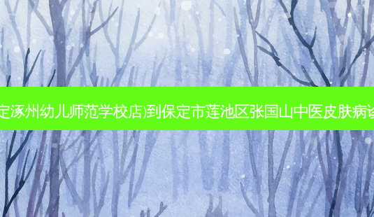 菜鸟驿站(保定涿州幼儿师范学校店)到保定市莲池区张国山中医皮肤病诊所交通路线-第1张图片-臻颜网 菜鸟驿站(保定涿州幼儿师范学校店)到保定市莲池区张国山中医皮肤病诊所交通路线-第1张图片-臻颜网