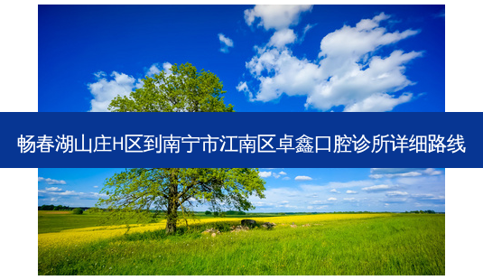 畅春湖山庄H区到南宁市江南区卓鑫口腔诊所详细路线-第1张图片-臻颜网 畅春湖山庄H区到南宁市江南区卓鑫口腔诊所详细路线-第1张图片-臻颜网