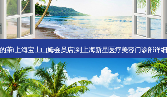 奈雪的茶(上海宝山山姆会员店)到上海新星医疗美容门诊部详细路线-第1张图片-臻颜网 奈雪的茶(上海宝山山姆会员店)到上海新星医疗美容门诊部详细路线-第1张图片-臻颜网
