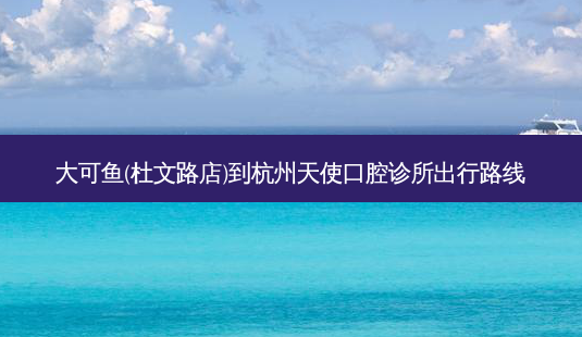 大可鱼(杜文路店)到杭州天使口腔诊所出行路线-第1张图片-臻颜网 大可鱼(杜文路店)到杭州天使口腔诊所出行路线-第1张图片-臻颜网
