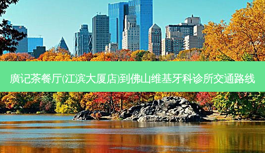 廣记茶餐厅(江滨大厦店)到佛山维基牙科诊所交通路线-第1张图片-臻颜网 廣记茶餐厅(江滨大厦店)到佛山维基牙科诊所交通路线-第1张图片-臻颜网